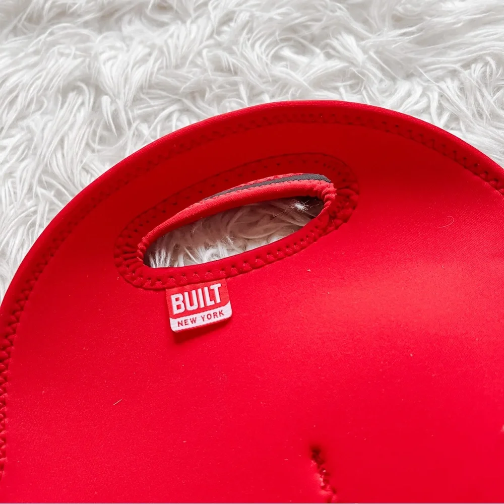 BUILT NY | Red Neoprene 2 Bottle Wine Tote Insulated Carrier